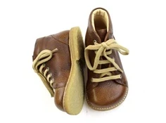 Angulus cognac sko med snørebånd